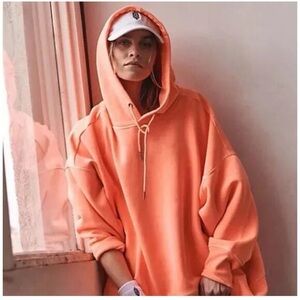 Free People Orange Hoodie